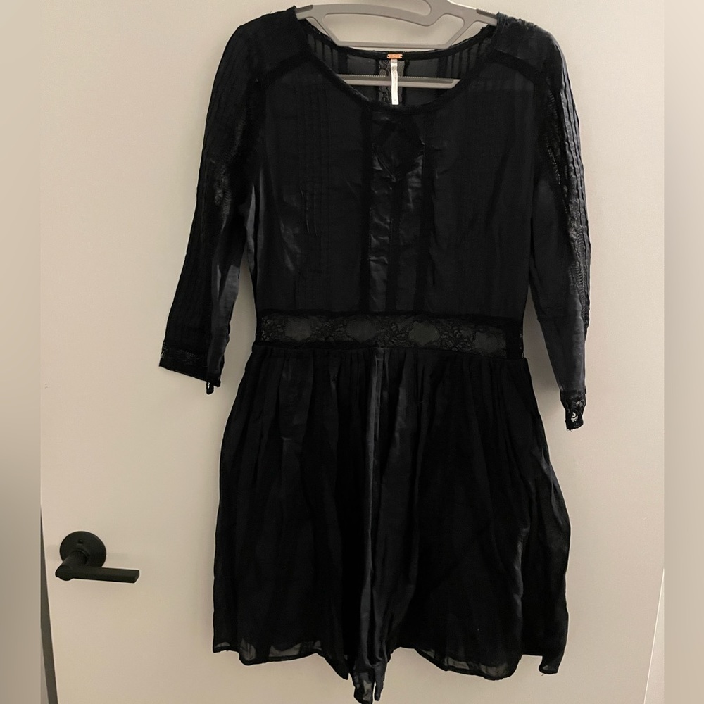 Black Lace Free People Dress